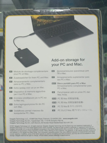 Imagen 2 de 4 de Disco Duro Externo 4tb Expansion Seagate