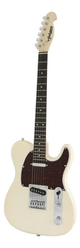 Guitarra eléctrica Alabama TL-201 de tilo cream white con diapasón de micarta