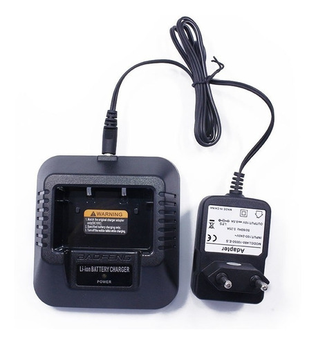 Carregador + Fonte P/ Radio Baofeng Uv-5r  Uv5ra C/ Nf