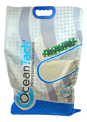 Coral Sand Oolite 8kg 1mm Aragonita Para Aquários Ocean Tech