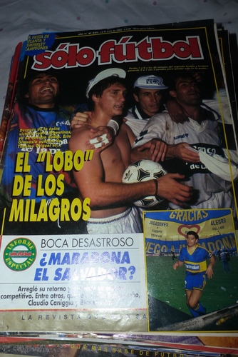 Revista Solo Futbol El Lobo De Los Milagros 1995