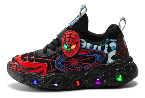 Zapatos Deportivos Infantiles Casa-aranha Con Luces Led