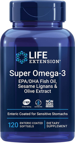 Super Omega-3 Epa/dha - Certif: Ifos 5 Estrellas - 120 Caps