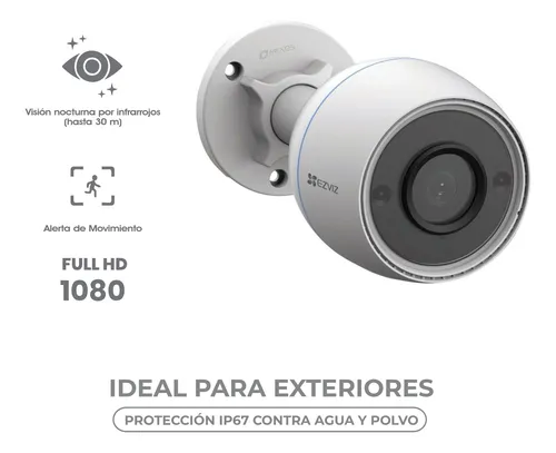 Cámara De Seguridad Ezviz Cs-h3c-r100-1k2wf Con Resolución