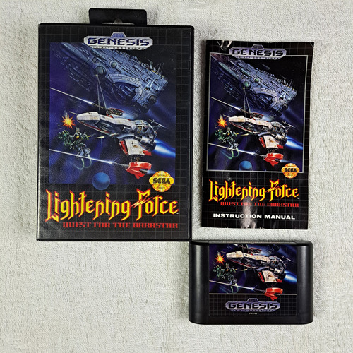 Lightening Force / Thunder Force 4 Cib Mega Drive Faço 1200