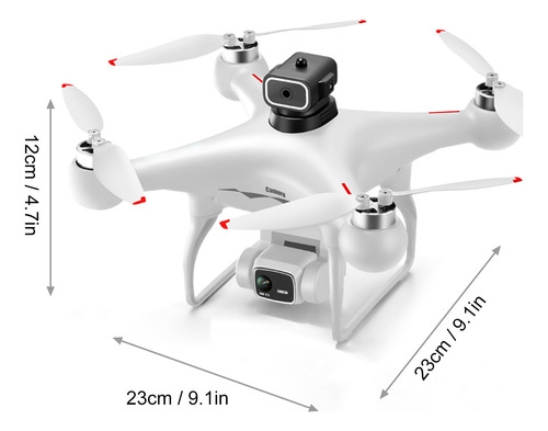 Cámara De Control Remoto Para Drones, Cámara Dual 4k, Infrar