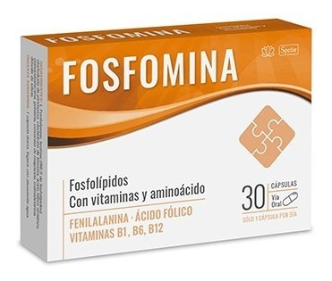 Fosfomina® 30 Caps | Fosfolípidos + Vitaminas + Aminoácidos