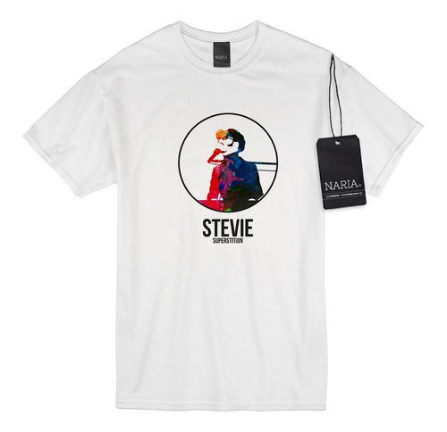 Remera Niño Stevie Wonder Dibujo Art Logo - Musw1