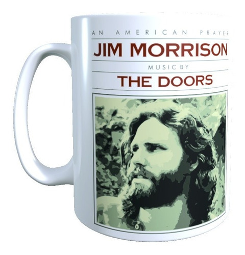 Taza - Tazón Jim Morrison, Regalo Rockero,  The Doors