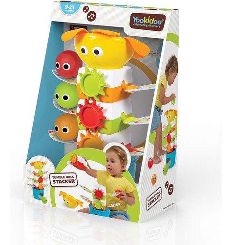 Yookidoo Juguete Apilador De Bolas Musicales Para Bebés. Col