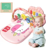Comprar Auxtoo Gimnasio Con Tapete, Piano Y Juguetes Para Bebés,Tapete Para Bebe Piano Musical Tapete De Juegos Pataditas