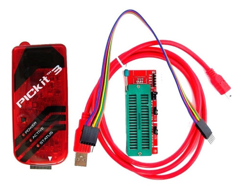 Programador Pickit3 De Microcontroladores Picmicro Cable Usb
