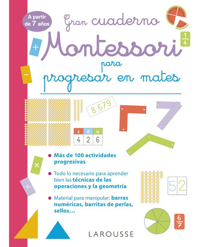 Libro Gran Cuaderno Montessori Para Progresar En Mates. A...