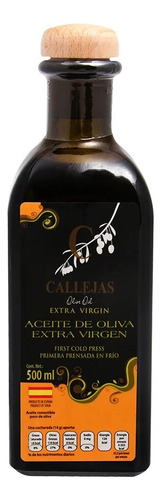 Aceite De Oliva Extra Virgen Callejas 500ml Primera Prensada