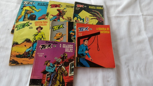 Tex Vários Nºs Leia O Anúncio Lote 7 Gibis Mega Oferta