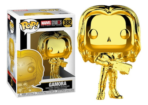 Funko Pop Gamora Gold Chrome 1st Ten Years 