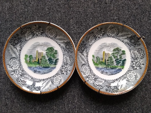 Platillos Decorativos Porcelana Sellada