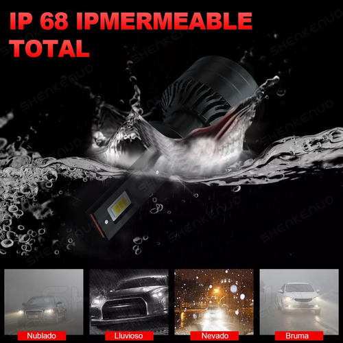 Cd H1 Kit De Focos Led Para Dodge Ram 700 16-19 Luz Alta Y