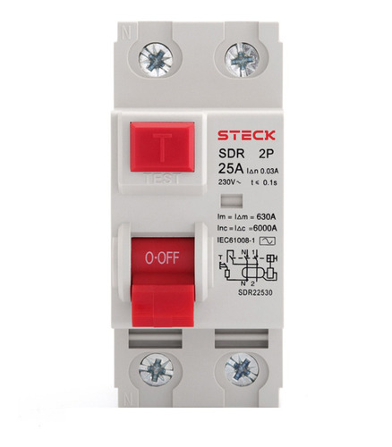 Interruptor diferencial miniatura-para riel din Bipolar 40Amp Steck SDR24030