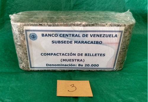 Briquetas Bloques De Billetes De Venezuela Bcv Pequeña C3
