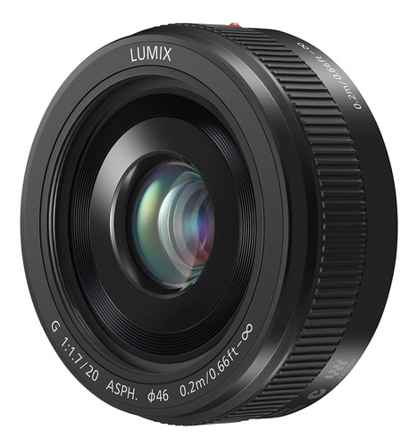 Objetivo Panasonic Lumix G Ii, 20 Mm, F1.7 Aph, Micro Cua...