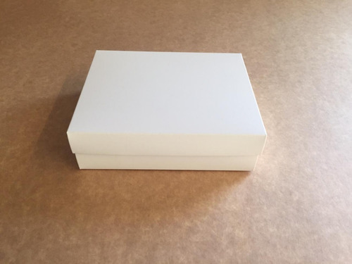 100 Cajas Con Tapa Blancas Bombones Lencería Bijou  C /envio