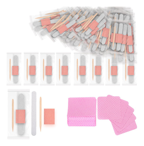 Kit De Manicura Desechable, Juego De Limas De Unas, Lima De