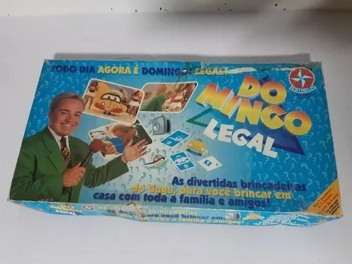 Jogo De Tabuleiro Domingo Legal Estrela Falta1 Carta Anos 90