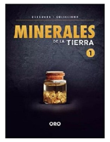 Colección Minerales De La Tierra Oro + Libro Lun Primer Tomo