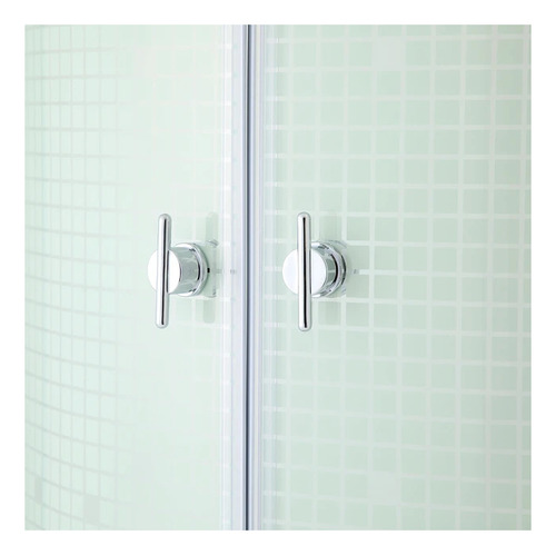 Vidrios Mampara 90x90 Curvo Sin Receptaculo Joytek