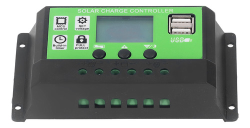 Regulador De Batería De Panel Solar, Controlador De Carga Aj