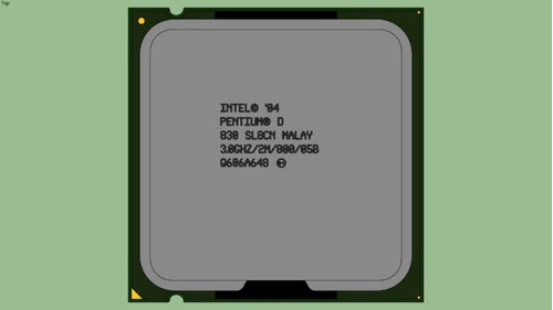 Processador Intel Pentium D 830 2m 3.00ghz 800mhz 775 Sl8cn