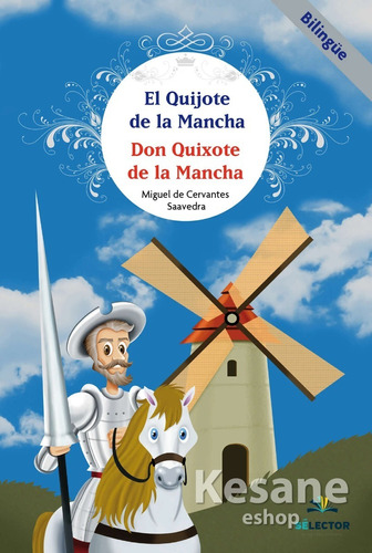 El Quijote De La Mancha Libro Bilingue Español Ingles Niños