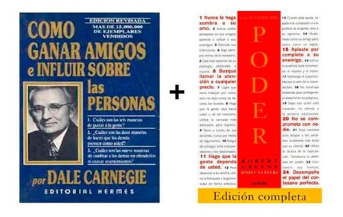 Cómo Ganar Amigos E Influir + Las 48 Leyes (nuevo Y Sellado)