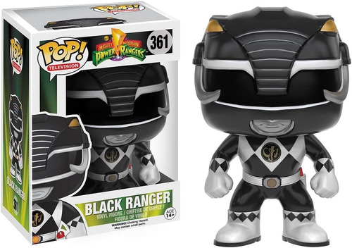 Black Ranger Funko Pop Mighty Morphin Power Rangers Negro