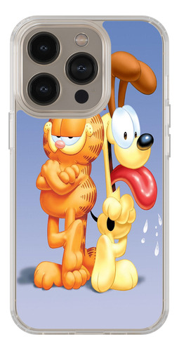 Funda Transparente Para iPhone Garfieldd!!