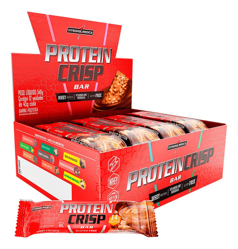 Integralmédica  Crisp Bar Proteína Cx12 Peanut Butter