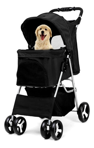 Coche Para Mascotas 4 Ruedas Coches De Perros Gatos Conejos 