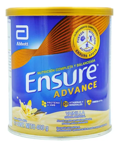 comprar Ensure Advanced Vainilla Abbott 400gr Original Tienda 