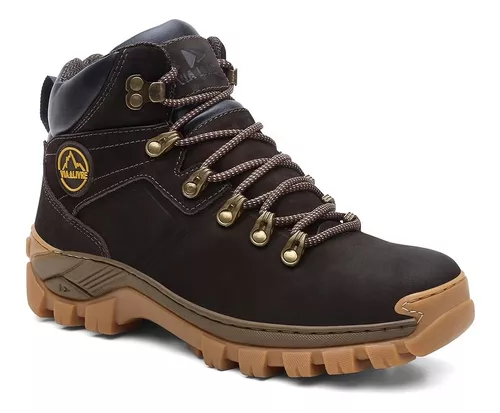 Comprar Bota Cat Adventure couro legítima - Vermelho [Premium