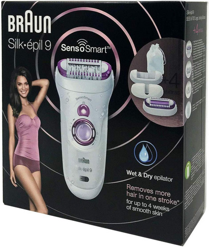Imagen 2 de 3 de Depiladora Silk-épil 9 Braun Sensosmart Se 9-700