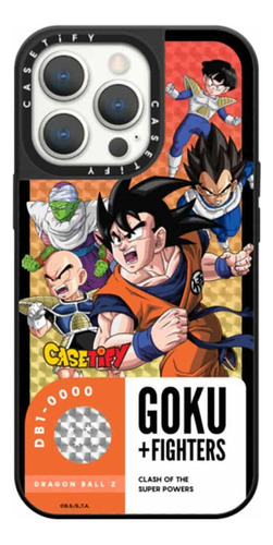 Mirror Case iPhone XR Dragon Ball Z Goku + Fighters