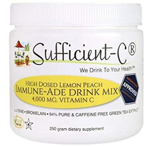 Sufficient-c - Vitamina C De Alta Dosis Sin Omg