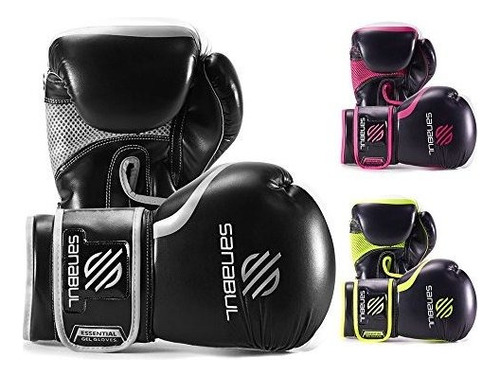 Essential Guantes De Boxeo Plata 8-oz