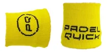 Comprar Par Muñequeras Padel Quick Tenis Deportiva Algodon Toalla Color Amarillo Talle Adulto