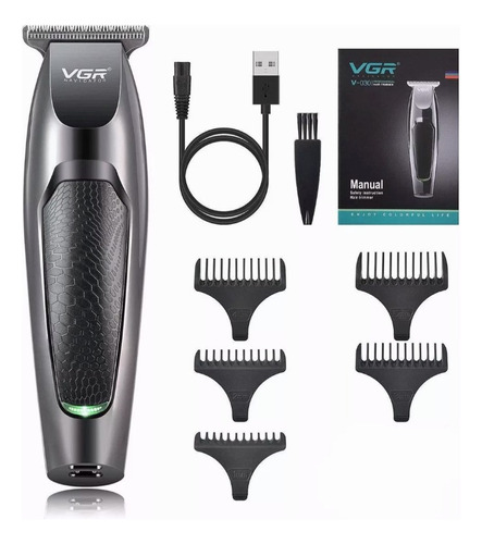 Maquina Corta Pelo Barba Cuerpo Vgr V-030 Recargable Usb