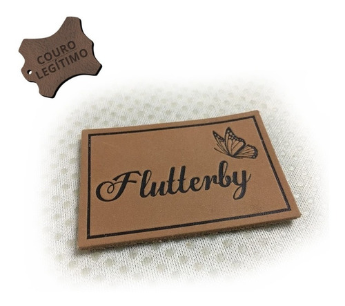 Imagem 3 de 3 de 50 Patch 5x5 Etiquetas Couro Personalizado Para Roupas Boné