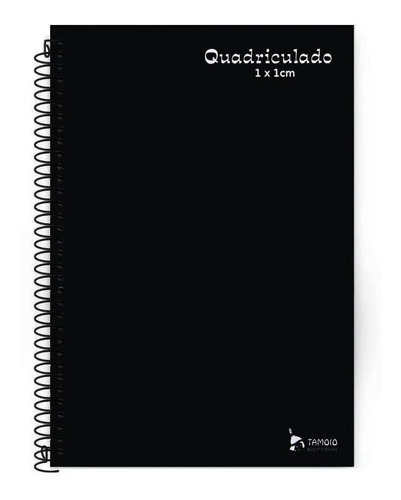 Caderno Universitário Tamoio Espiral 96fls Quadriculado 1x1