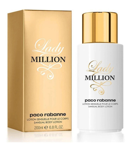 Paco Rabanne Lady Million Body Lotion Hidratante 200ml