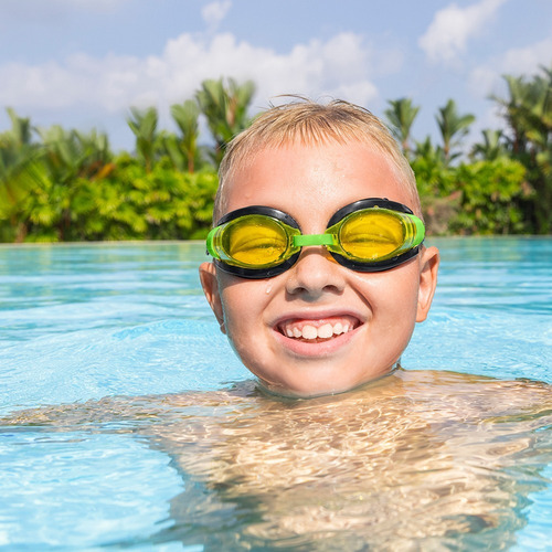 Goggles Infantiles Para Natación 7 Años En Adelante 6 Piezas Color Azul